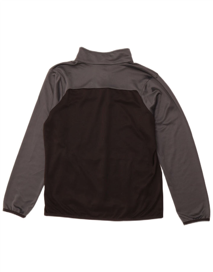 Ανδρική φόρμα πουλόβερ με φερμουάρ PUMA Top Medium Black Colourblock