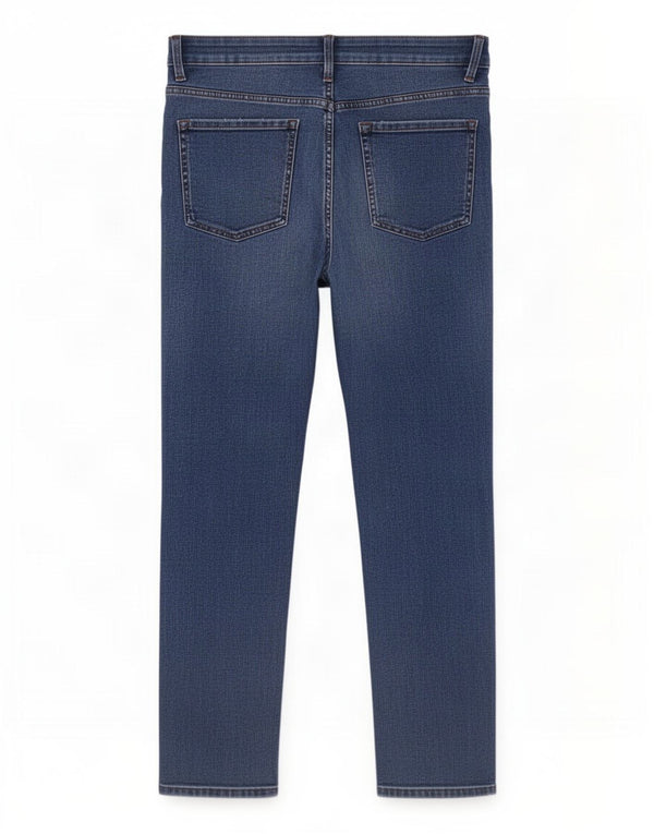 Marks & Spencer Womens The Lily Slim Jeans UK 14 Large W34 L27 Blue Cotton