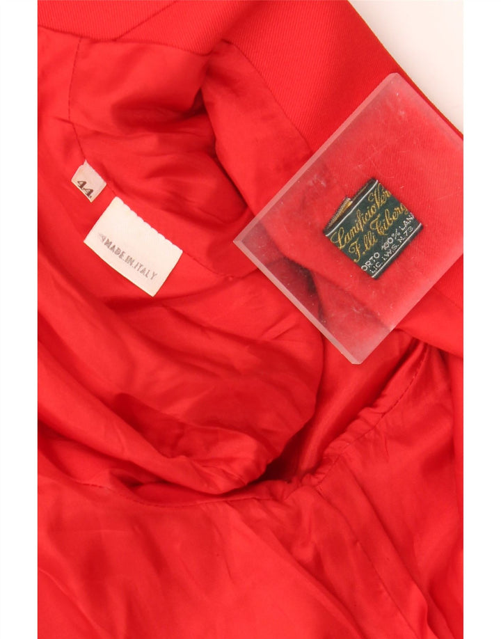 Vintage Γυναικείο Crop Διπλό Μπουφάν Blazer IT 44 Medium Red