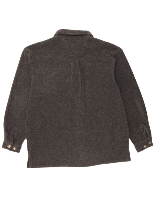 DANILO Ανδρικό πουκάμισο Fleece UK 40 Large Grey Polyester