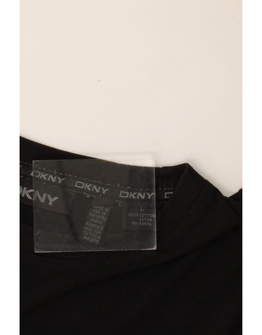 Ανδρικό T-Shirt DKNY Top Large Μαύρο βαμβακερό