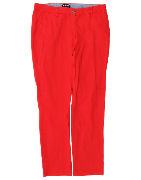 Nautica Γυναικείο Slim παντελόνι Chino US 8 Medium W30 L28 Red Cotton