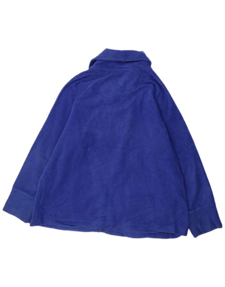 CALVIN KLEIN Ανδρικό μπουφάν Fleece UK 44 2XL Μπλε Πολυεστέρας