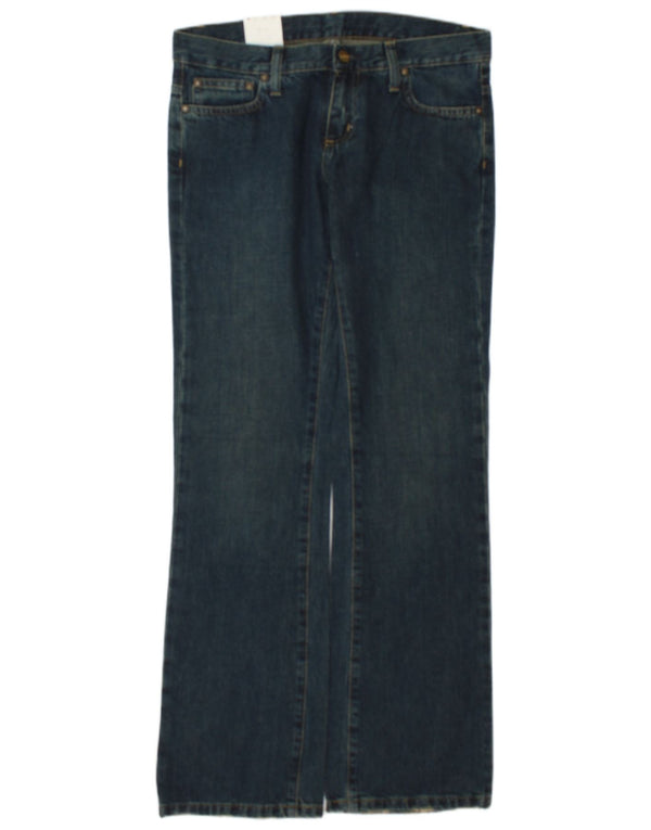 Carhartt Womens Bootcut Jeans W27 L32 Blue Cotton