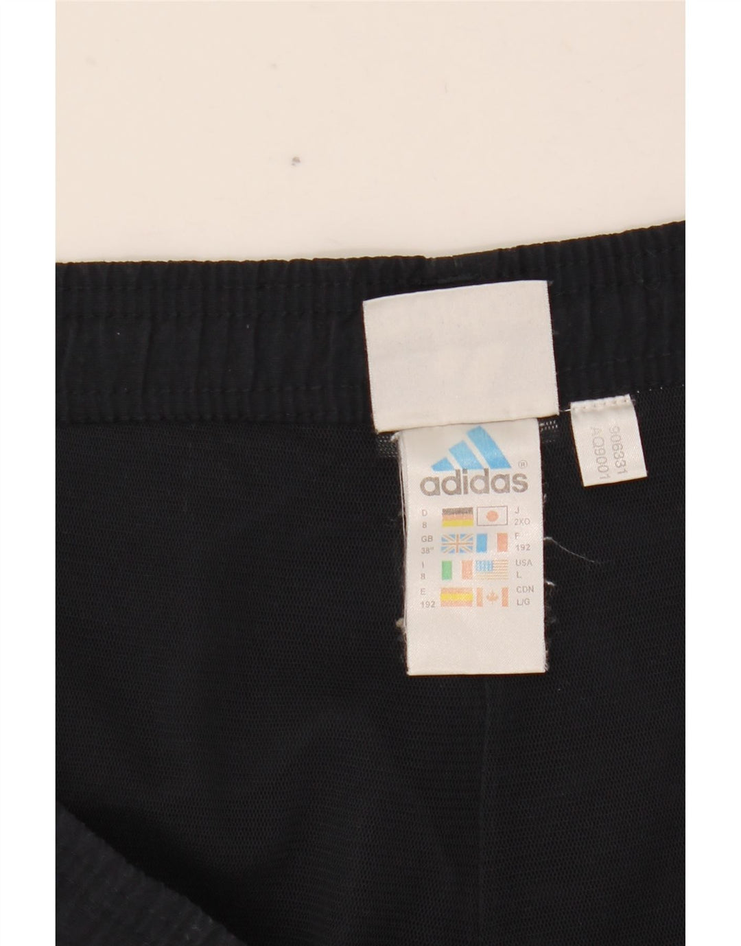 Ανδρική φόρμα Adidas Παντελόνι XL Navy Blue ριγέ πολυεστέρα
