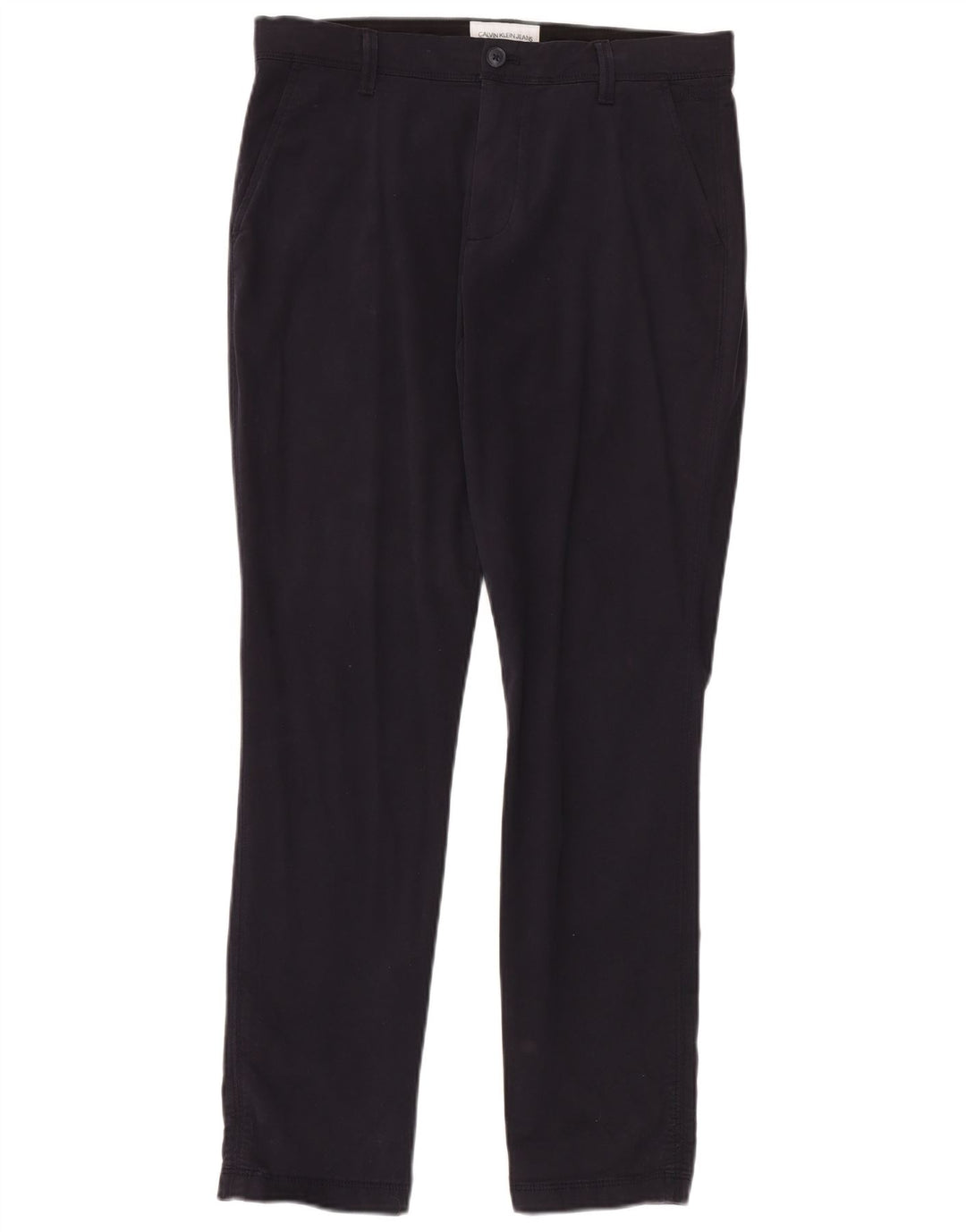 CALVIN KLEIN Ανδρικό λεπτό παντελόνι Chino W31 L32 Navy Blue βαμβακερό