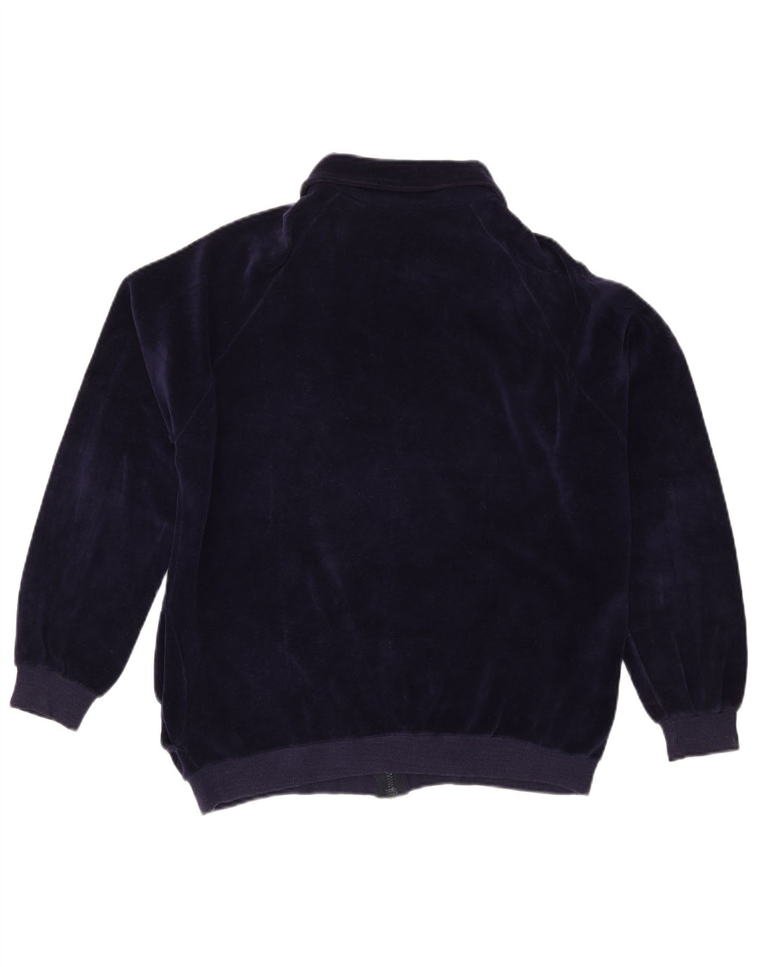 Γυναικεία αθλητική φόρμα VINTAGE Top Jacket UK 16 Large Navy Blue Cotton