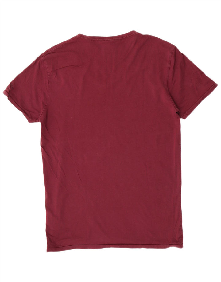 Ανδρικό T-Shirt Scotch & Soda Top Medium Maroon Cotton