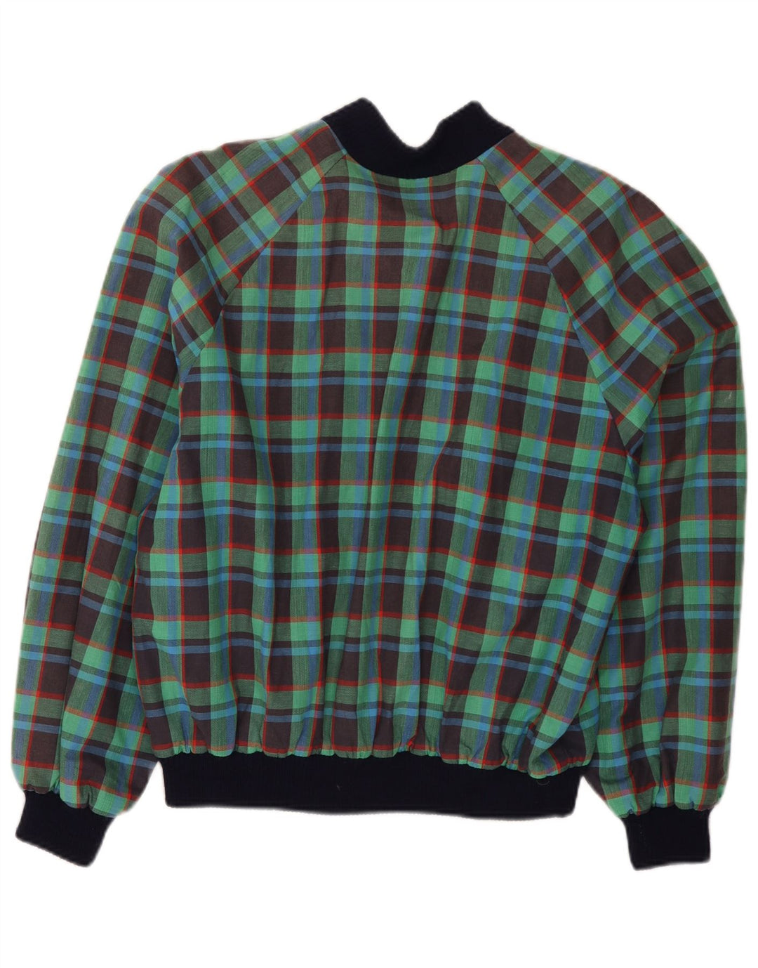 Γυναικείο Bomber Jacket VINTAGE IT 50 XL Green Check Cotton