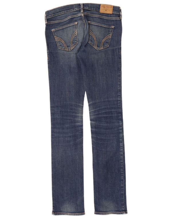 HOLLISTER Γυναικείο Slim Jeans US 1 XS W25 L31 Μπλε βαμβακερό