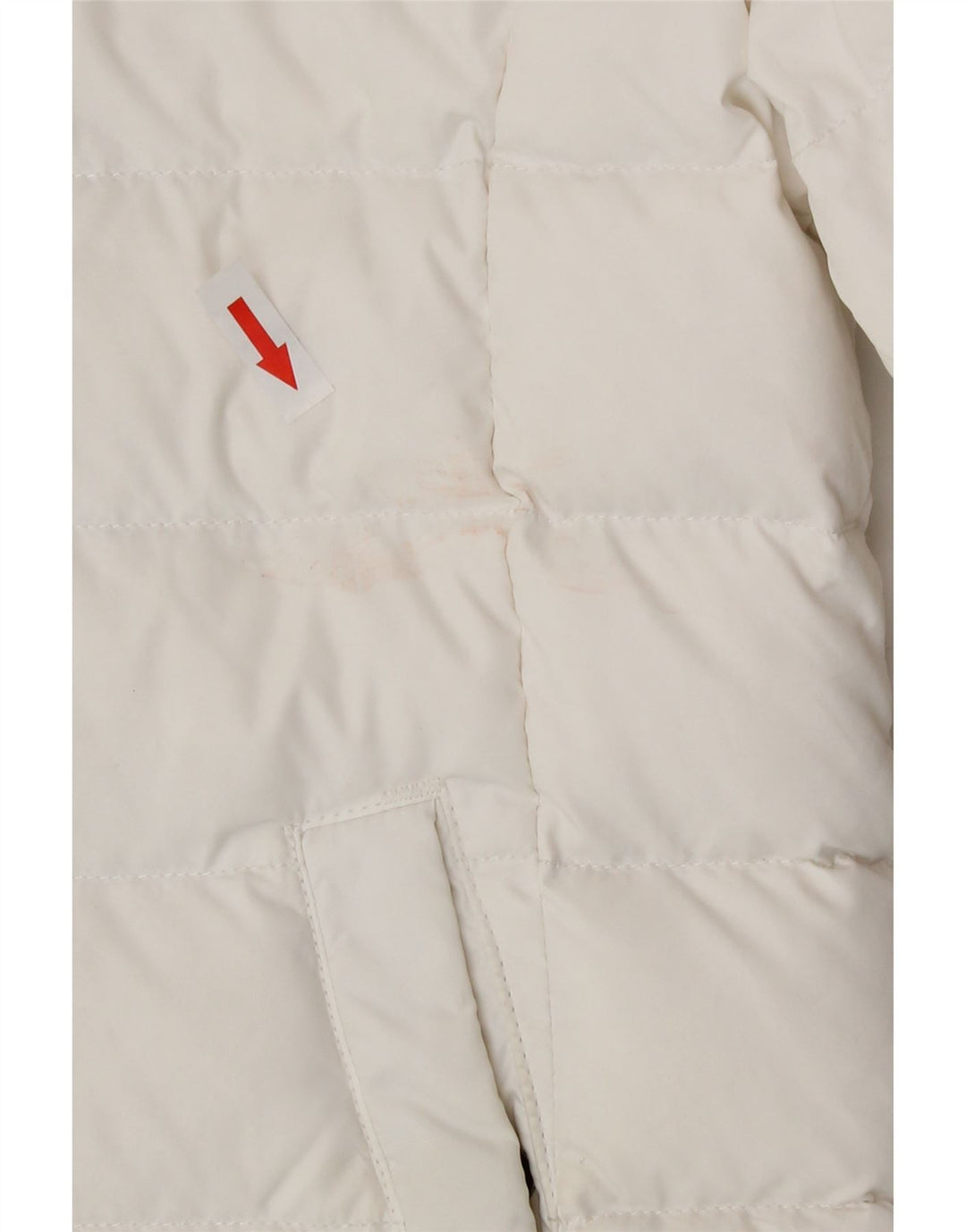 Tommy Hilfiger Γυναικείο μπουφάν με επένδυση UK 6 XS Λευκός Πολυεστέρας