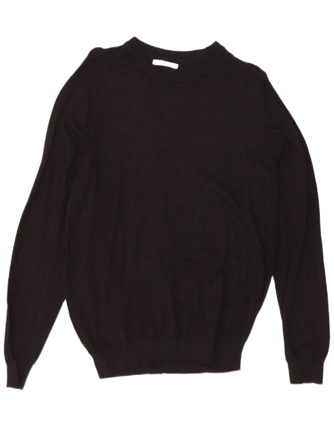 Ανδρικό πουλόβερ Zara Boat Neck Jumper Μεσαίο Μαύρο