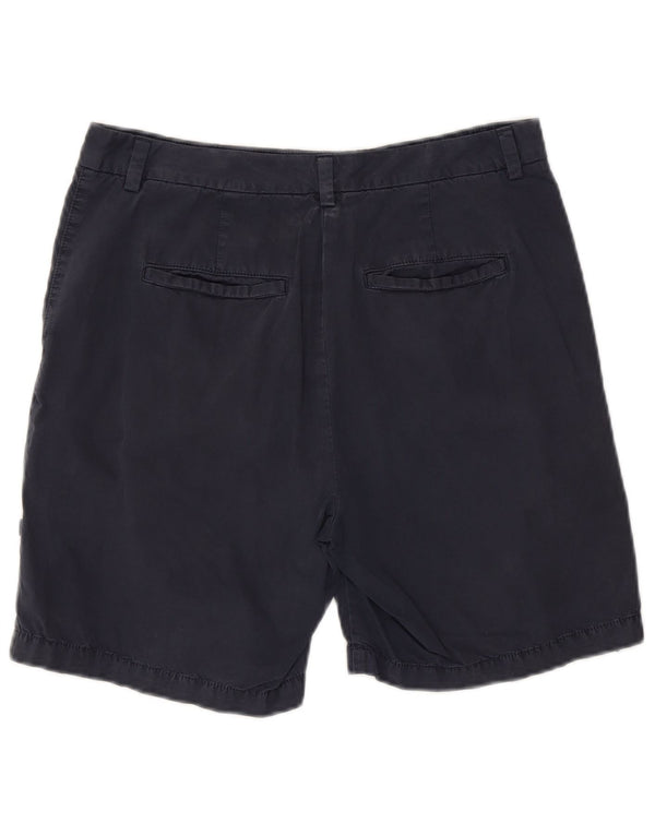 Marks & Spencer Γυναικείο σορτς Chino UK 12 Medium W30 Navy Blue Cotton
