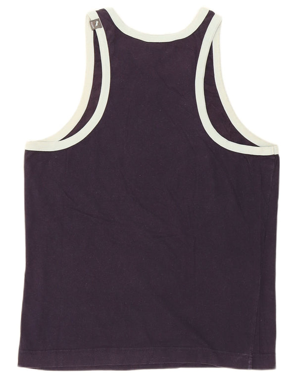 Γυναικείο γραφικό γιλέκο Puma Top UK 12 Medium Navy Blue