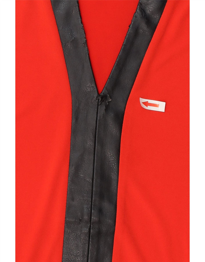 Γυναικεία μπλούζα Calvin Klein Top UK 10 Small Red Colourblock Polyester