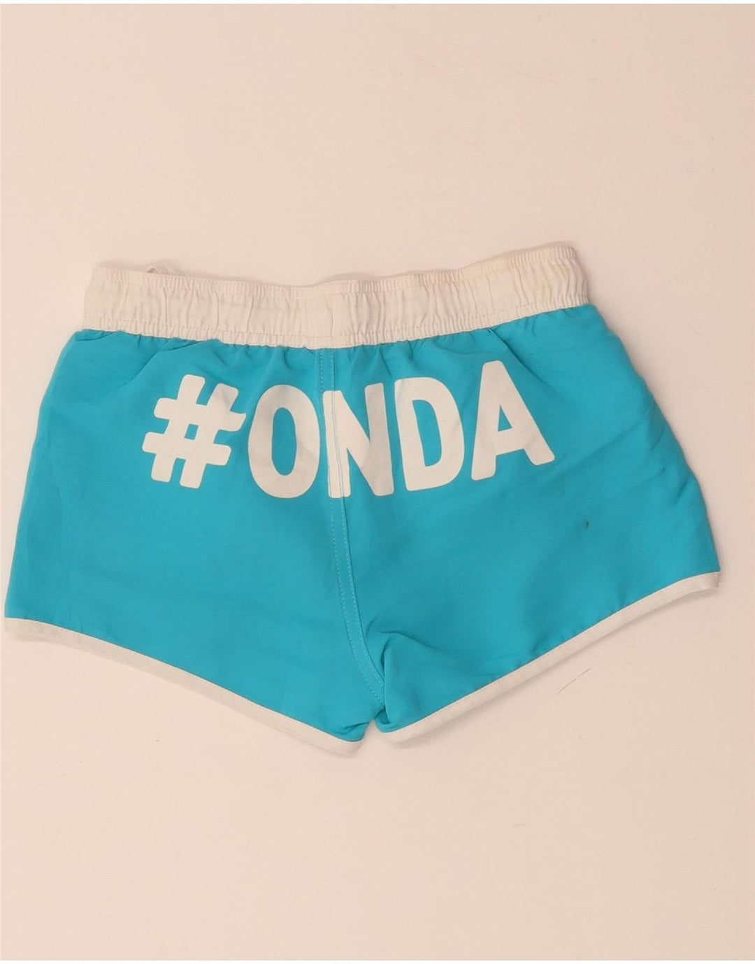 BENETTON Boys γραφικό σορτς κολύμβησης 8-9 ετών Μπλε χρώμα