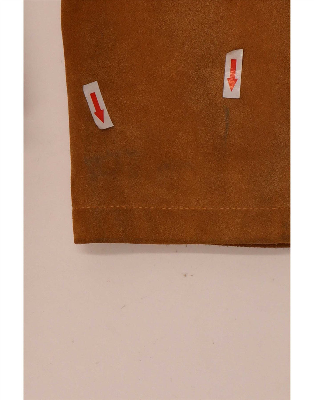 Vintage Γυναικείο Suede Πανωφόρι IT 42 Medium Beige Leather