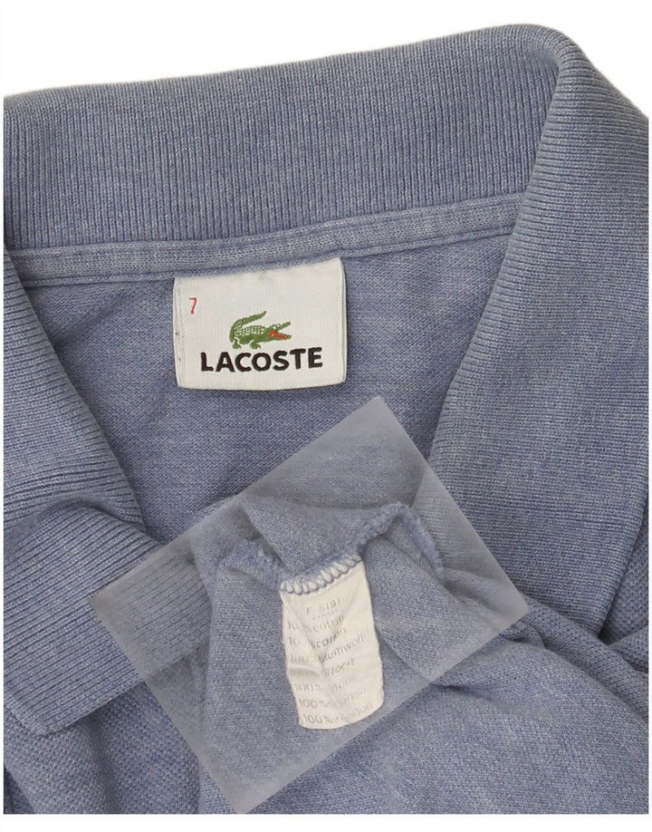 Ανδρικό πουκάμισο πόλο Lacoste 7 2XL Μπλε βαμβακερό
