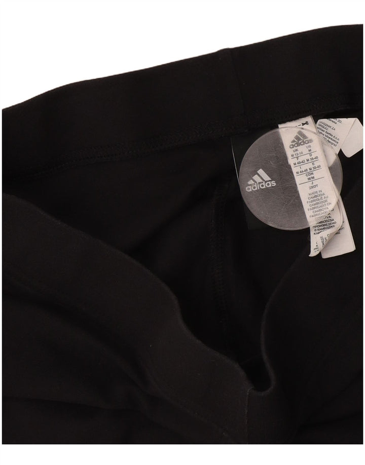 Γυναικείο Γραφικό Κολάν Adidas UK 12/14 Μεσαίο μαύρο βαμβακερό
