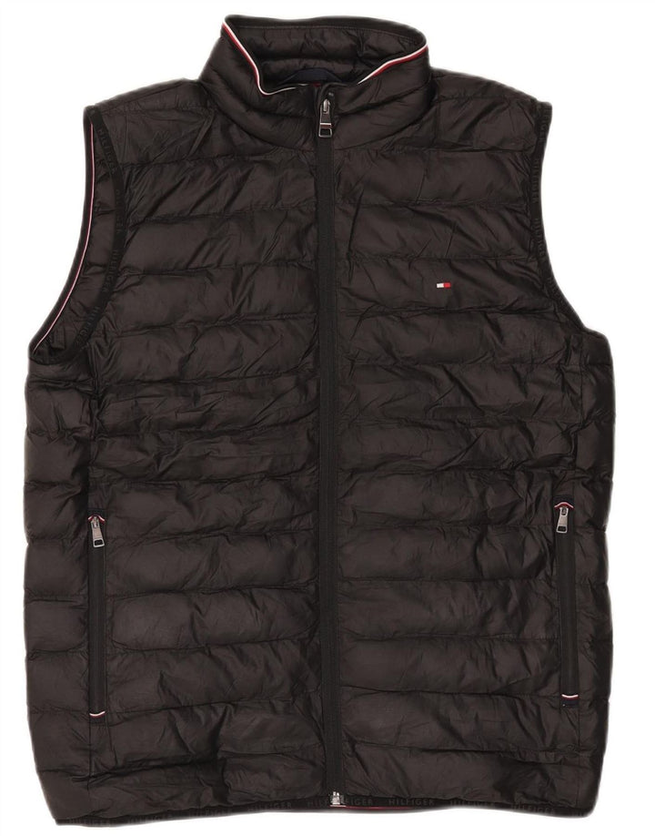 TOMMY HILFIGER Ανδρική επένδυση Gilet UK 36 Small Black Polyester