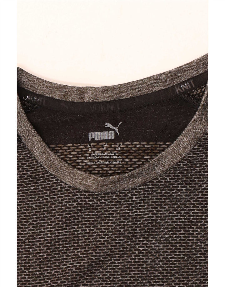 Ανδρικό T-Shirt Puma Top Small Grey Colourblock