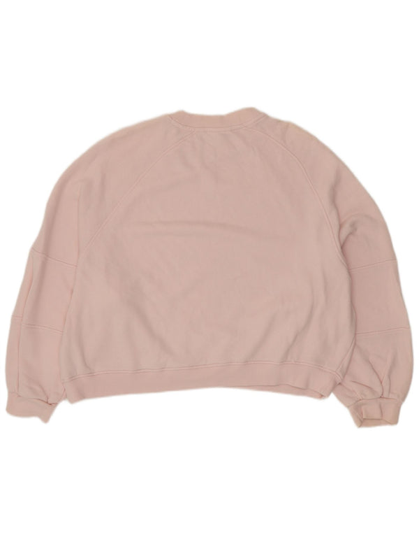 TOMMY HILFIGER Γυναικείο γραφικό φούτερ μεγάλου μεγέθους Jumper UK 20 2XL Ροζ