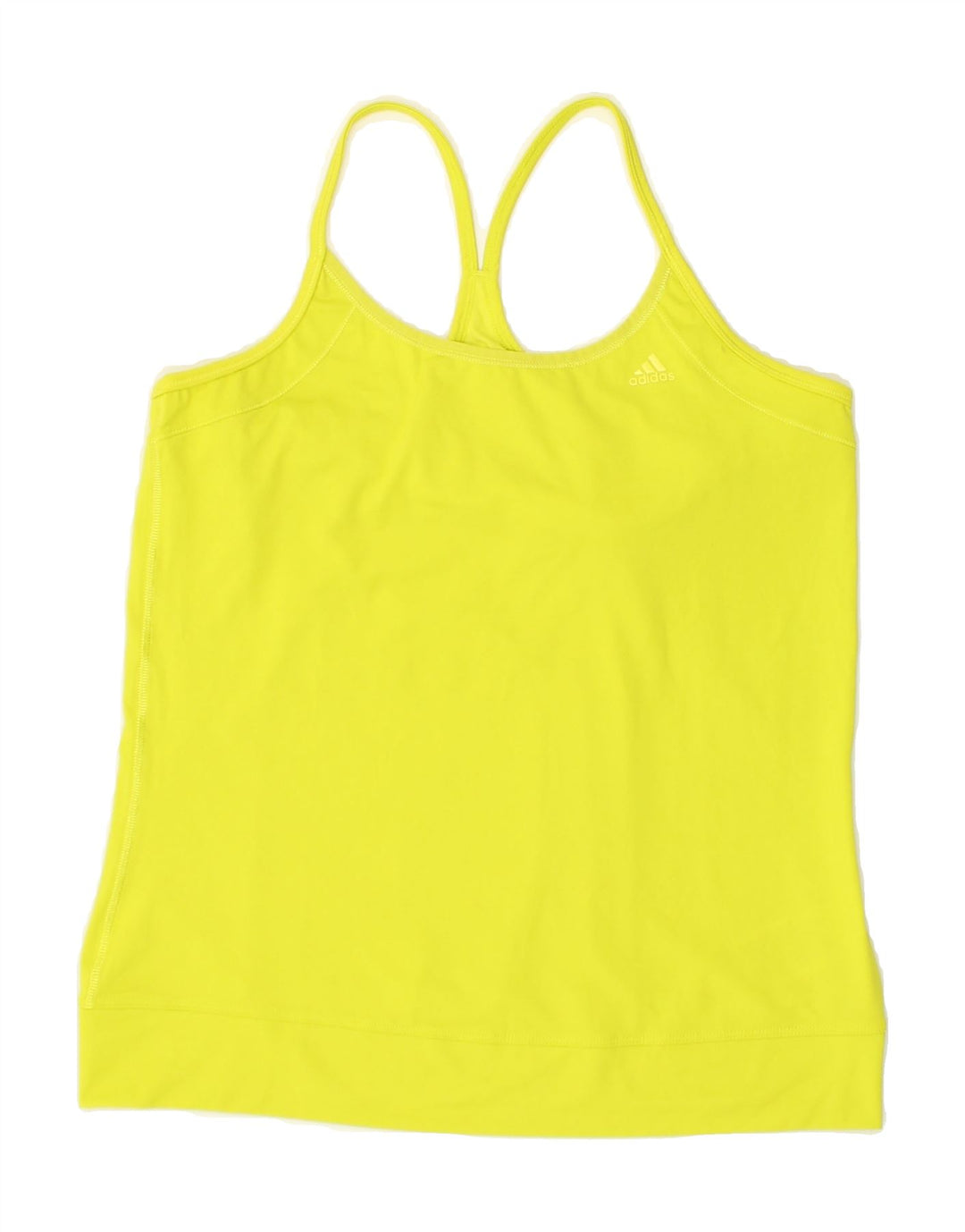 ADIDAS Womens Cami Top UK 18 XL Green Polyester | Vintage Adidas | Thrift | Second-Hand Adidas | Used Clothing | Messina Hembry 
