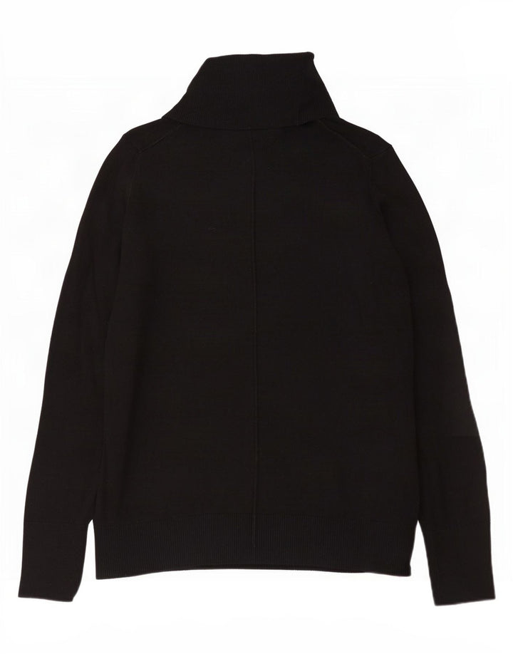 Ανδρικό πουλόβερ Gap Roll Neck Jumper Μικρό μαύρο βαμβακερό