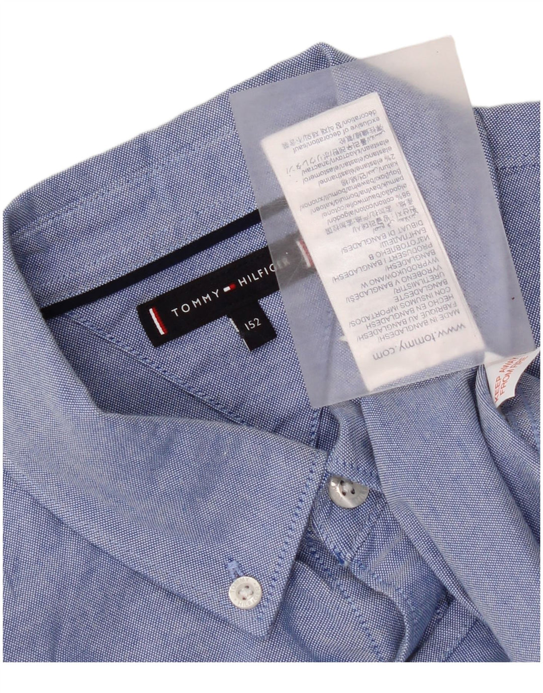 Πουκάμισο Tommy Hilfiger Boys 11-12 Years Blue Cotton