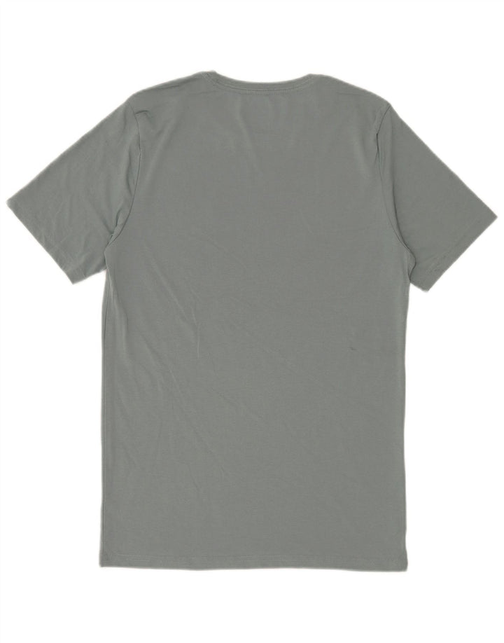 Calvin Klein Ανδρικό γραφικό T-Shirt Top Μικρό γκρι βαμβακερό