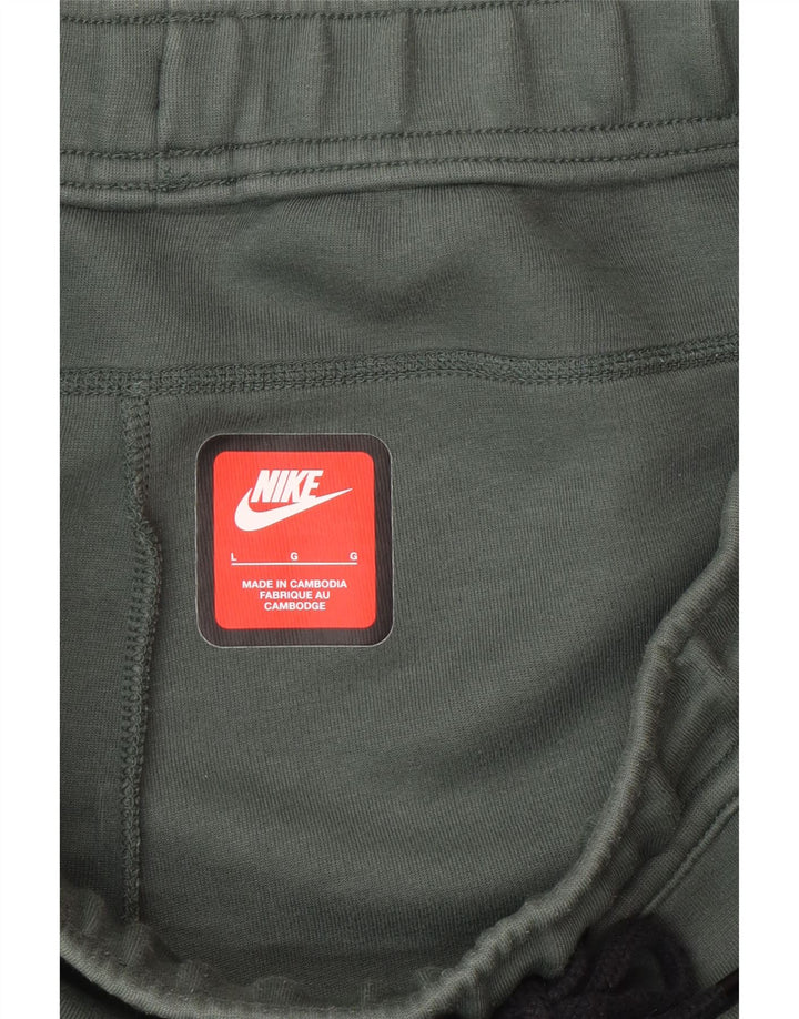 Ανδρικό αθλητικό σορτς Nike μεγάλο πράσινο βαμβακερό