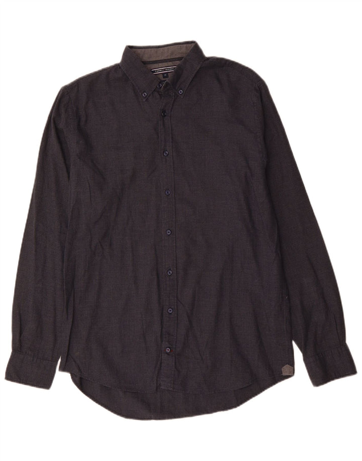 Ανδρικό πουκάμισο Tommy Hilfiger New York Fit Medium Grey Cotton