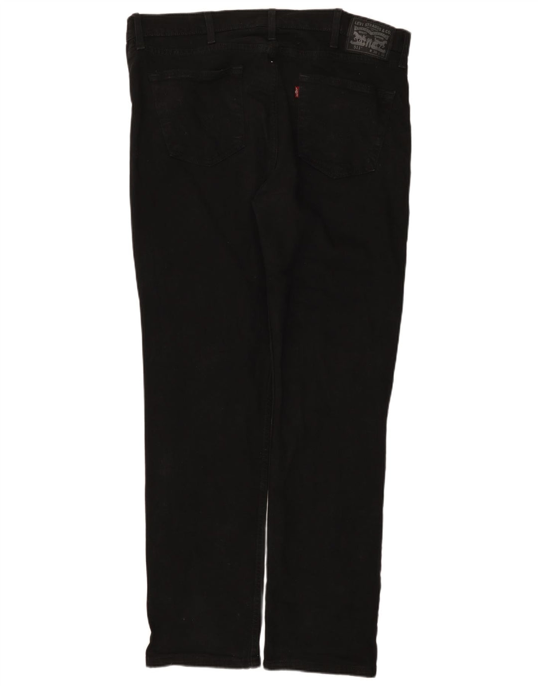 Levi's Mens 511 Slim Jeans W38 L32 Μαύρο βαμβακερό