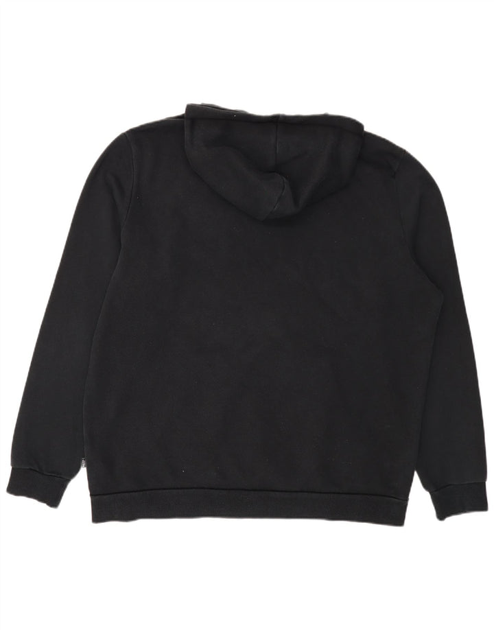 Ανδρικό γραφικό κουκούλα PUMA XL, μαύρο βαμβακερό