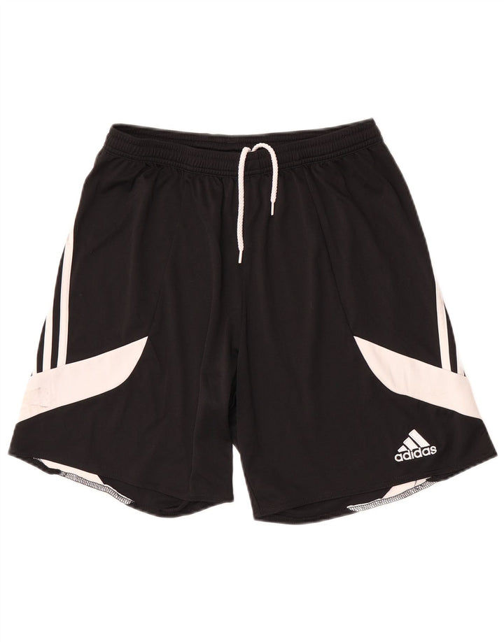 Ανδρικό σορτς Adidas Climalite Sport σορτς μεσαίου μαύρου χρώματος πολυεστέρας
