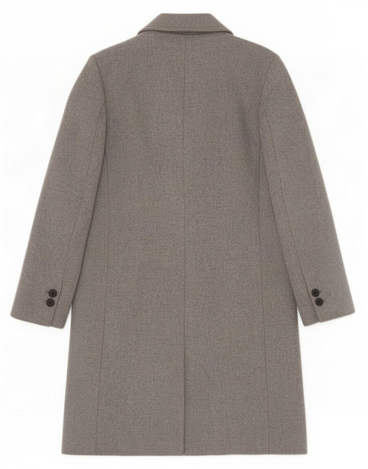 Zara Γυναικείο Πανωφόρι UK 12 Medium Grey Wool