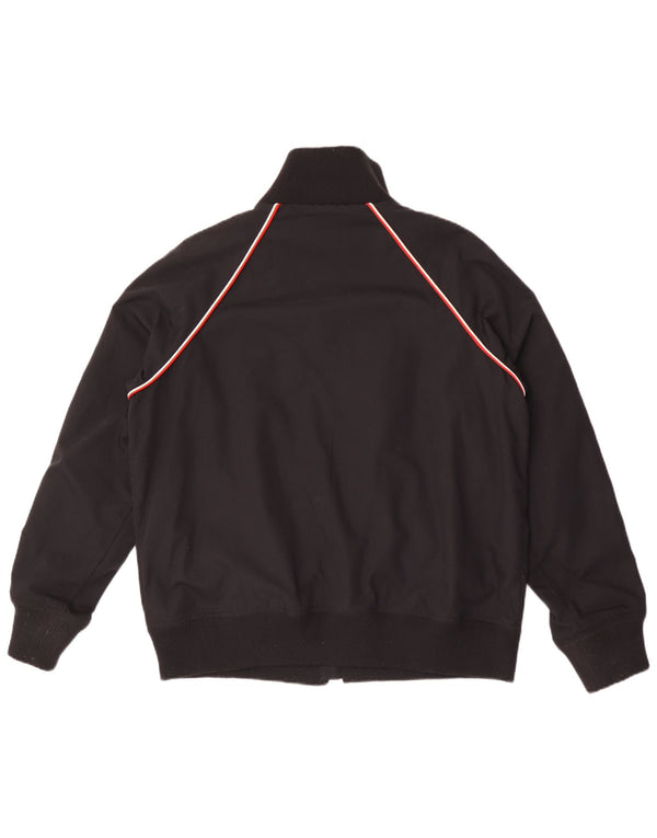 Jack & Jones Mens Graphic Bomber Jacket UK 42 XL Black Polyester