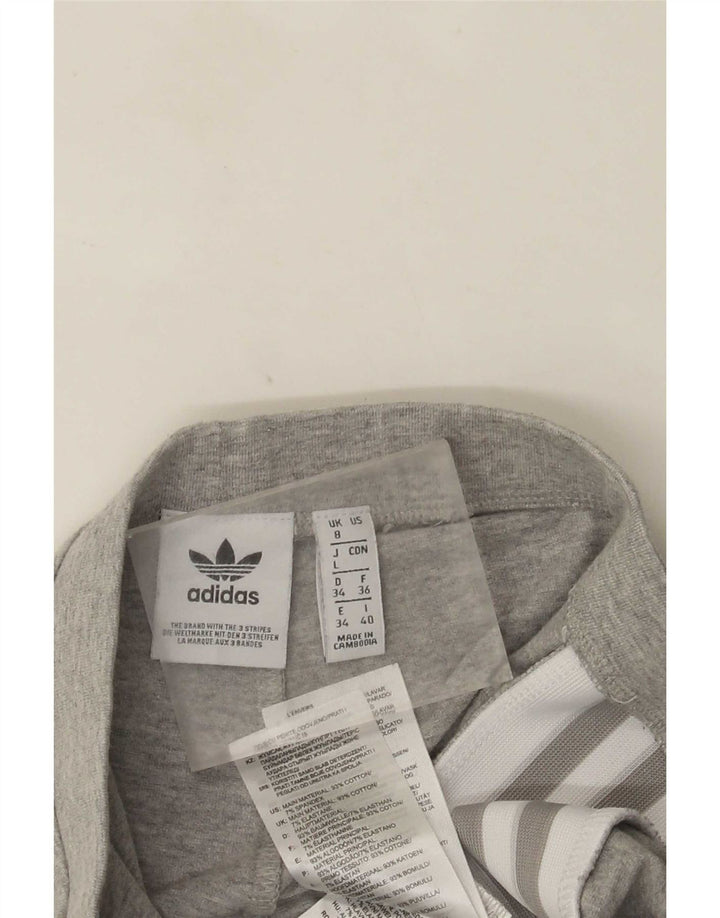 Adidas Γυναικείο Γραφικό Κολάν UK 8 Μικρό Γκρι Βαμβακερό