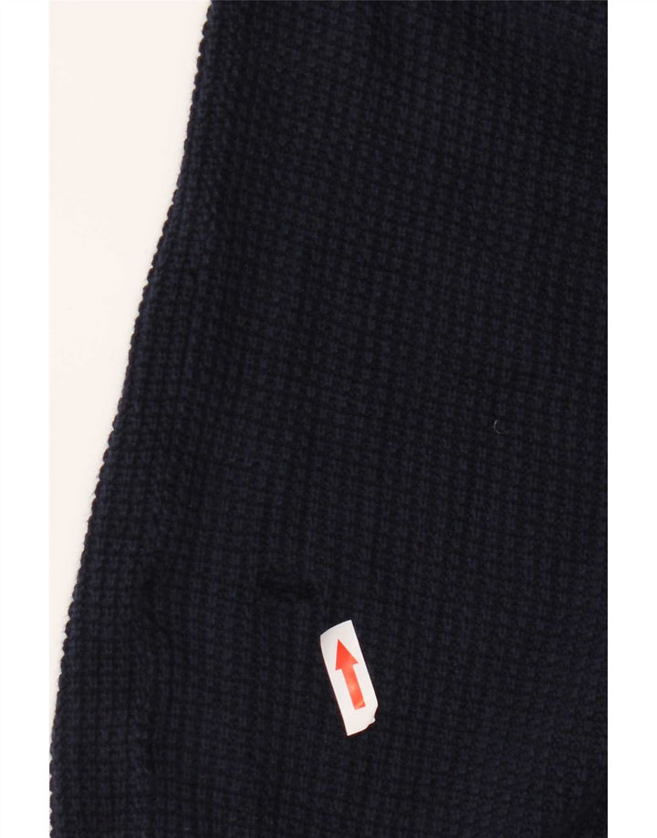 Ανδρικό πουλόβερ Zara Crew Neck Jumper XL Navy Blue