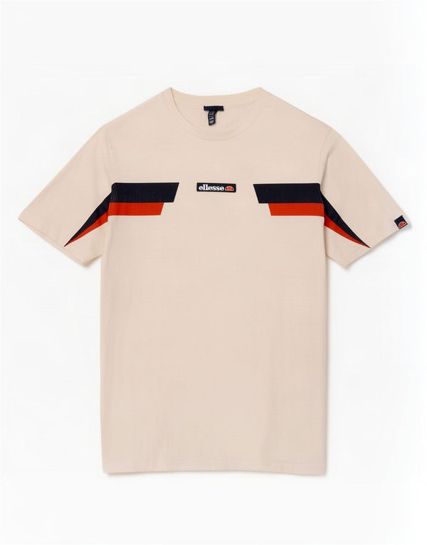 Ανδρικό γραφικό T-Shirt Ellesse Top XL White Colourblock