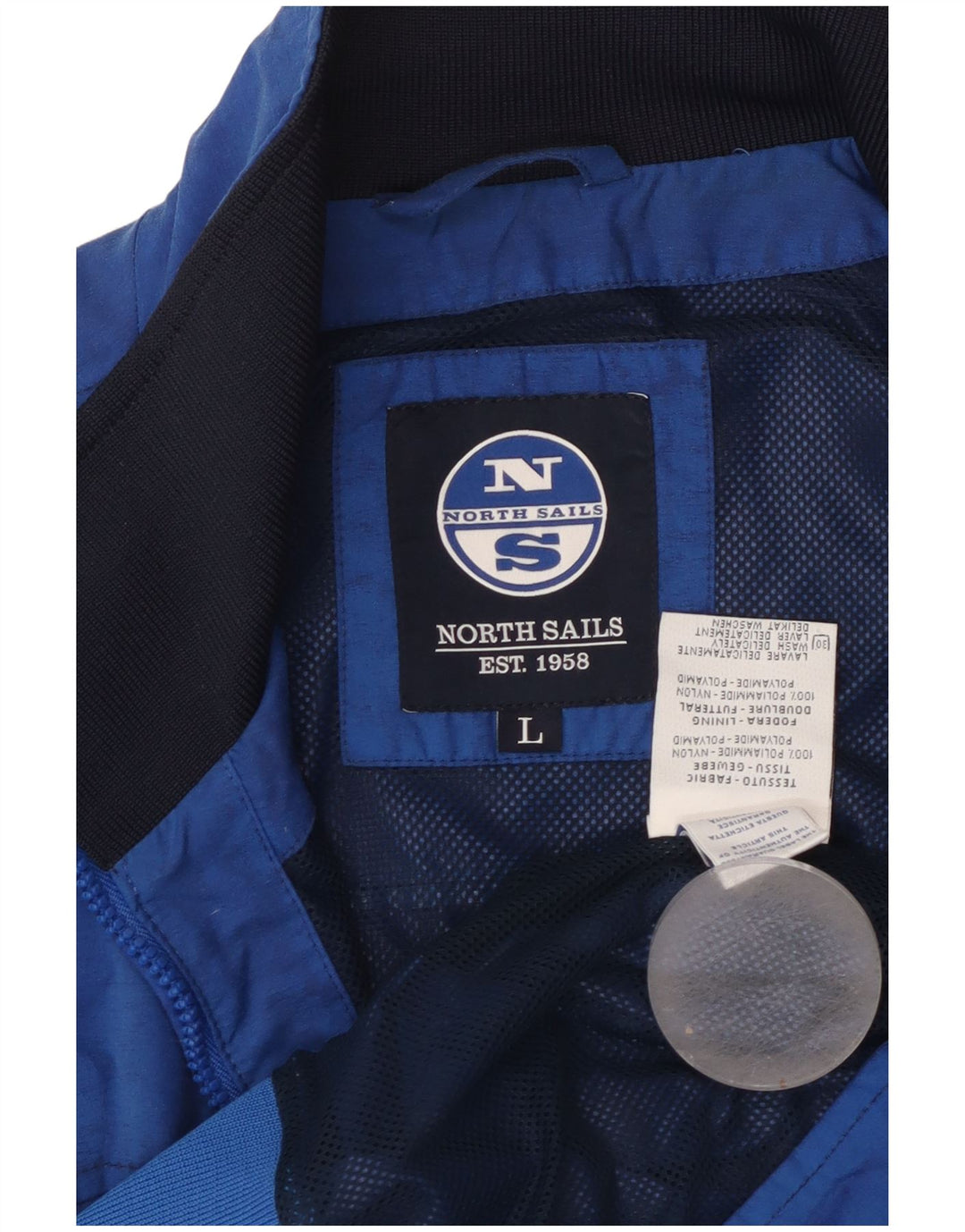 NORTH SAILS Ανδρικό μπουφάν UK 40 Large Blue Polyamide