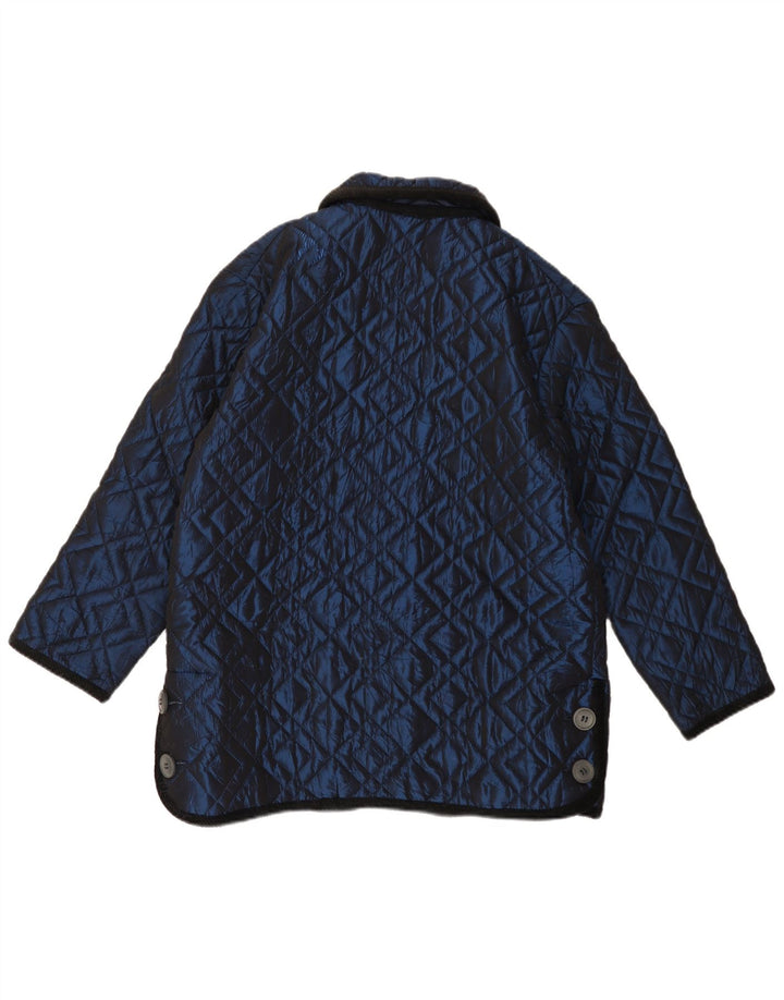 Giulia Galanti Γυναικείο καπιτονέ μπουφάν UK 12 Medium Navy Blue