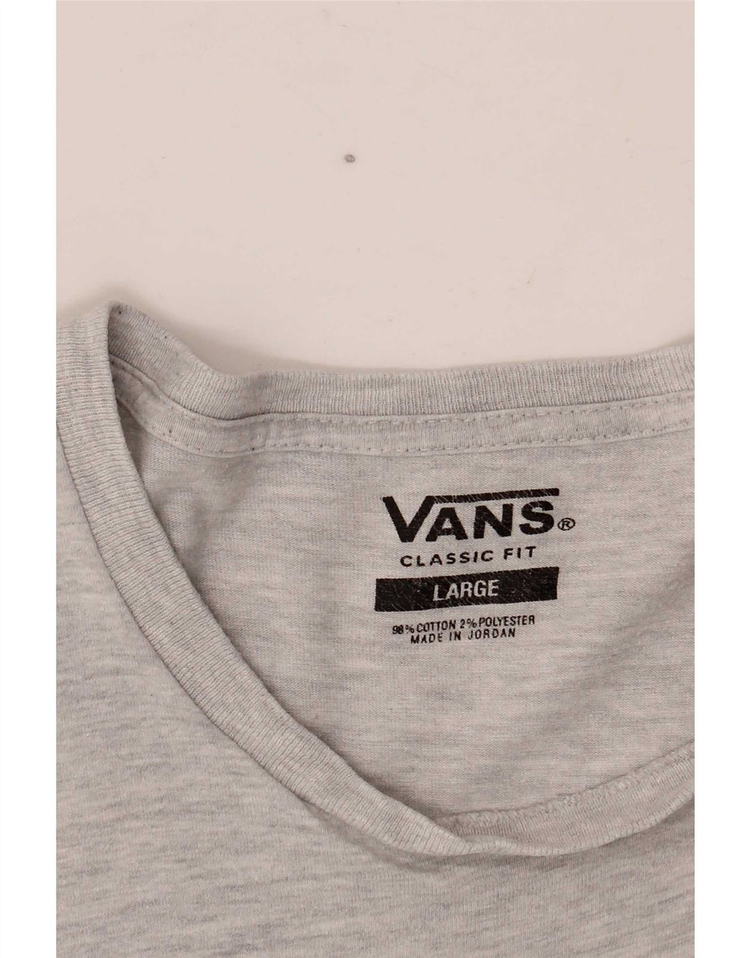 Ανδρικό T-Shirt Vans Classic Fit Top μεγάλο γκρι βαμβακερό