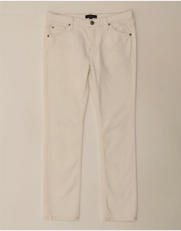 Lee Womens Lynn Skinny Jeans W30 L33 Λευκό βαμβακερό