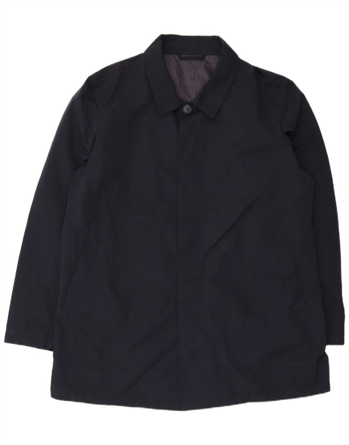 Ανδρικό πανωφόρι Marks & Spencer UK 44 2XL Navy Blue Polyester
