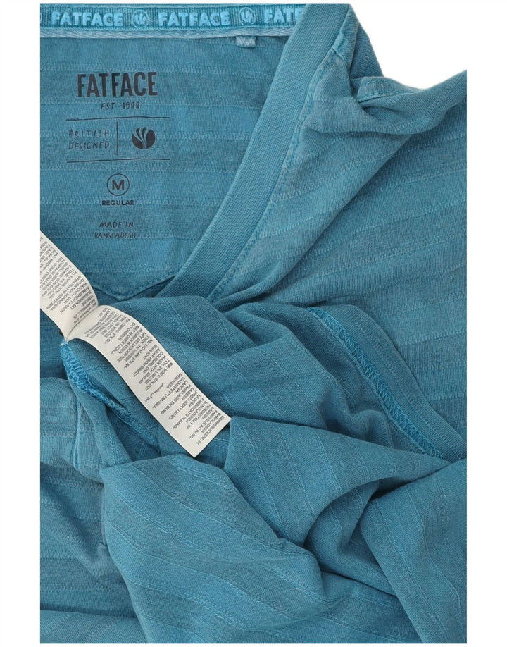Ανδρικό T-Shirt Fat Face Top Βαμβακερό μεσαίο μπλε ριγέ