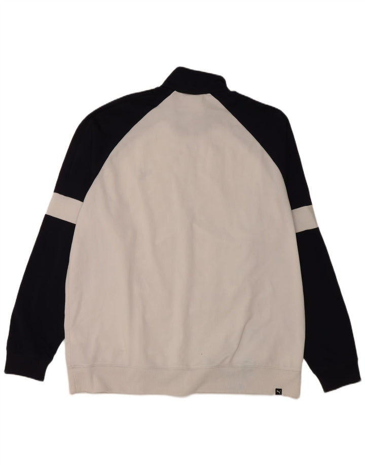 Ανδρική φόρμα PUMA Top Jacket 2XL Navy Blue Colorblock Polyester