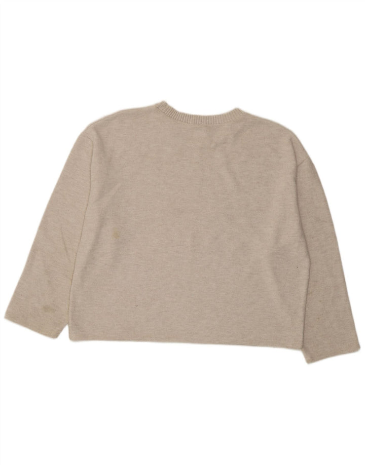 Zara Γυναικείο τοπ μακρυμάνικο UK 16 Large Off White