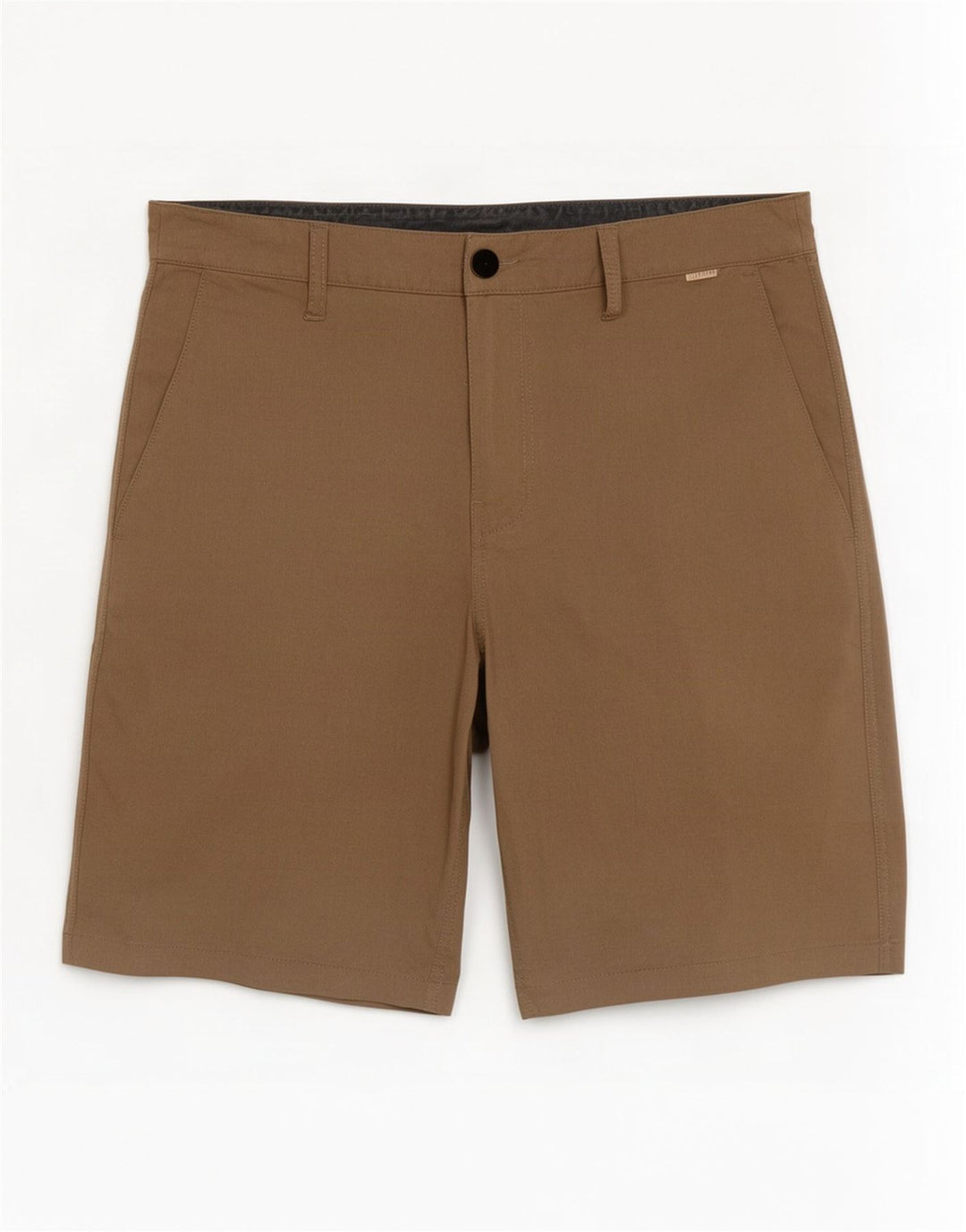 Ανδρικό σορτς Chino Hurley W30 μεσαίο μπεζ πολυεστέρας
