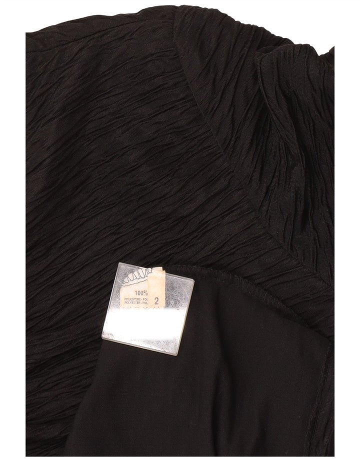 Vintage γυναικείο φόρεμα με θήκη US 2 XS Μαύρο Πολυεστέρα